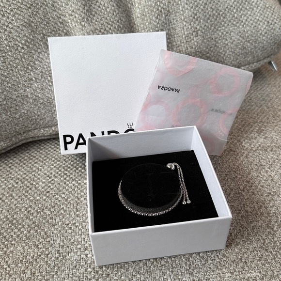 PANDORA Sparkling Slider Tennis Bracelet - Picture 10 of 12
